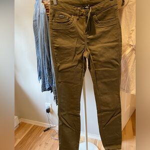 Olive green hiking pants